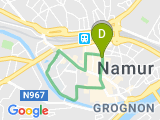 parcours Corrida de Namur