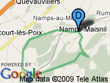 parcours Trail des allumÃ©s - Namps au Val 15-16km 450m D+