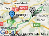 parcours TRAIL DES FORTS 2010 45km- BESANCON