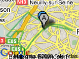 parcours Paris 24.3 km Trocadero - Bois de Boulogne - Seine - Tour Eiffel