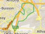 parcours FRESNES - SILIC - PISTES ORLY - MASSY