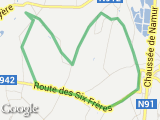 parcours Dhuy Cimetiere Leuze ravel Laurent Maman Laurent cochon retour direct