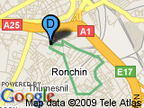 parcours 5k Lille sud - Ronchin