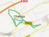 parcours chaingy - chaingy