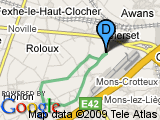 parcours parcours WH nvelle route-11 novembre-derrière chateau de lexhi-ligne droute-déviation-antenne