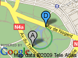 parcours Tour (1er Km) du Lac du bois de Vincennes