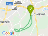 parcours Loverval 10km