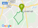 parcours Loverval 8km