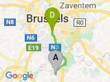 parcours Bruxelles - Waterloo