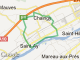parcours chaingy saint ay bord loire + epine