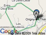 parcours Origny via la demie lieue
