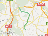 parcours 26 Kms Thorey Lyautey
