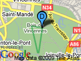 parcours polygone du Bois de Vincennes