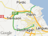 parcours st brieuc beauvallon ploufragan tremuson plerin les rosaire 23 km