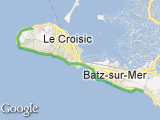 parcours Bords de mer pouliguen croisic