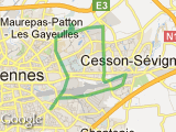 parcours 18km plaine de baud/gayeulles
