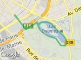 parcours Lac Daumesnil depuis Claude Decaen