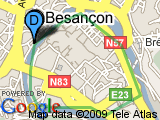 parcours Boucle de Besançon