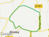 parcours acqueville meslay route
