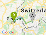 parcours Geneve - Grimentz