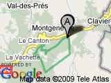 parcours MONTGENEVRE 2  FACTEUR ET SUD