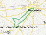 parcours SURGERES Coulée verte