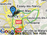 parcours Semi marathon Nancy 2008