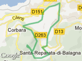 parcours cima sant Angelo 