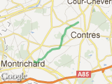 parcours déviation monthou