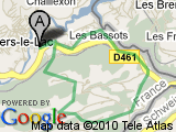 parcours Sur la Roche-Col des Roches