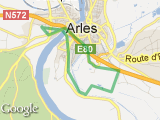 parcours arles boucle Hopital