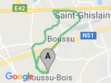 parcours  Boussu - Saint-Ghislain - Hainin - 15