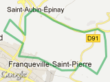 parcours Grand Franqueville 12,6km