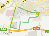 parcours Amiens 8kms (bois St Fuscien)