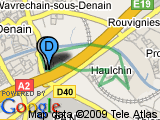 parcours Denain résidence Villars - Haulchin - Halage Escaut