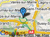 parcours torcy >> A4 par les lacs - Noisiel 