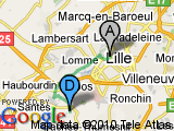 parcours route louvre 10 kms vers lille