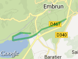 parcours les 10 km d'Embrun officiel 2 juin 2007 18h