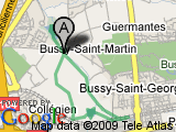 parcours Parcours dimanche - Bussy Saint Martin