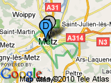 parcours Marathon de Metz 2010