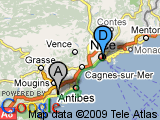 parcours Marathon des Alpes-Maritimes Nice Cannes
