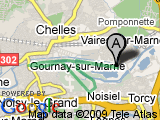 parcours  base vaires >> gournay >> 1 tour noisiel