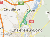 parcours cdr - 10km+ lac - cepoy