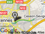 parcours Rennes-Cesson