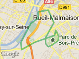 parcours 9Km Bords de Seine