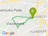 parcours Vlezenbeek dans le vent