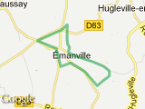 parcours EMANVILLE 6,5KM