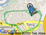 parcours Foulees estivales de Torcy