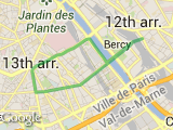 parcours Tolbiac Bercy