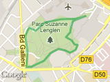 parcours parc Suzanne Lenglen